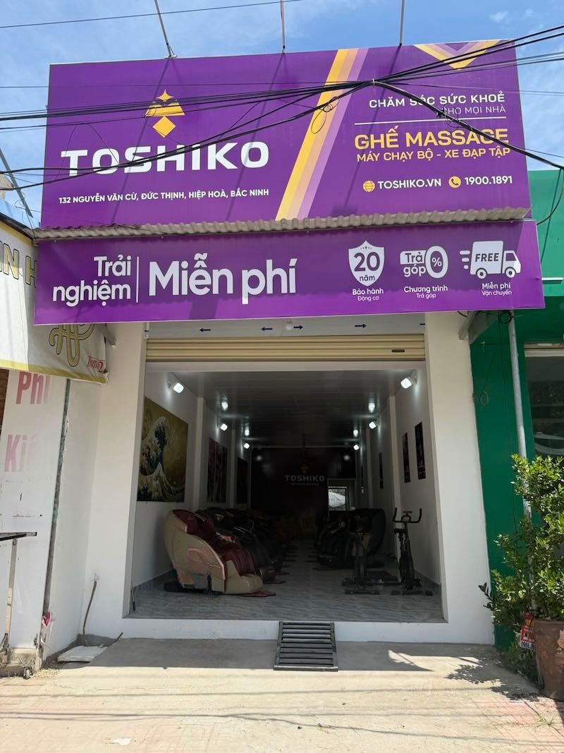 Mặt tiền Toshiko Hiệp Hòa - Bắc Ninh (Bắc Giang cũ)