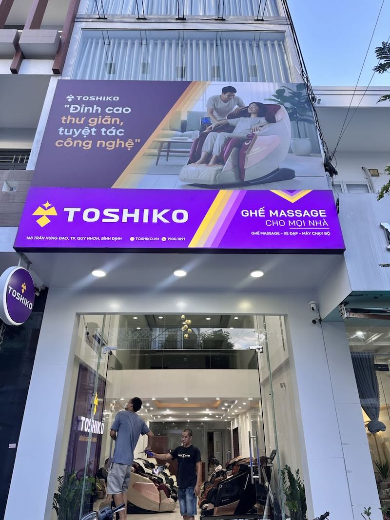 Mặt tiền Toshiko Quy Nhơn - Bịnh Định