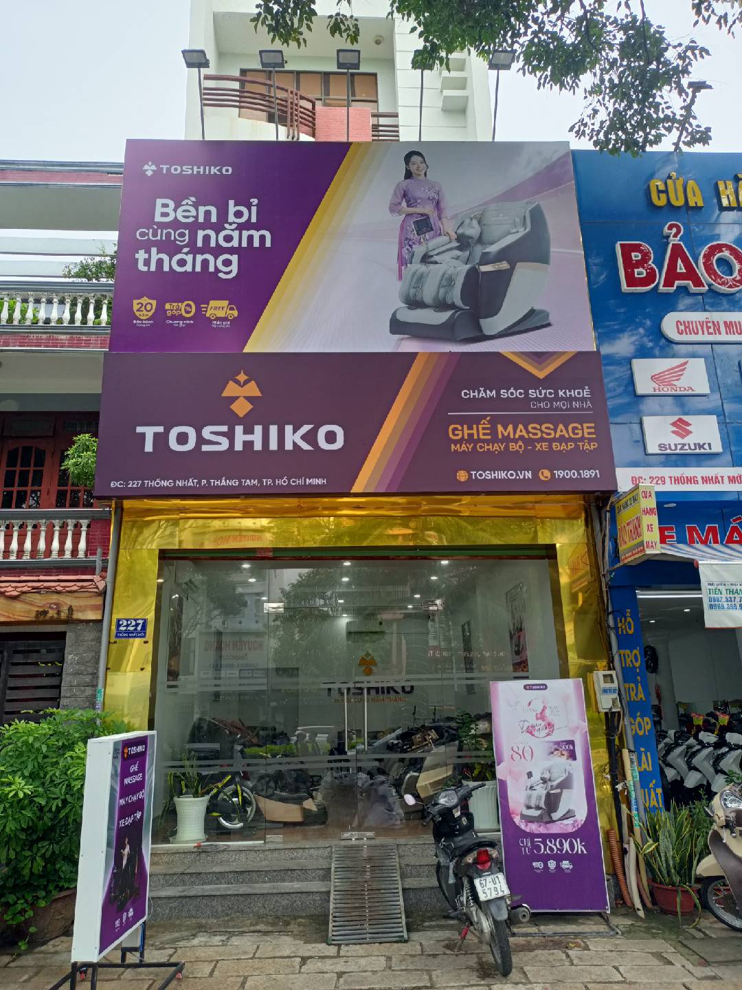 Mặt tiền Toshiko Vũng Tàu