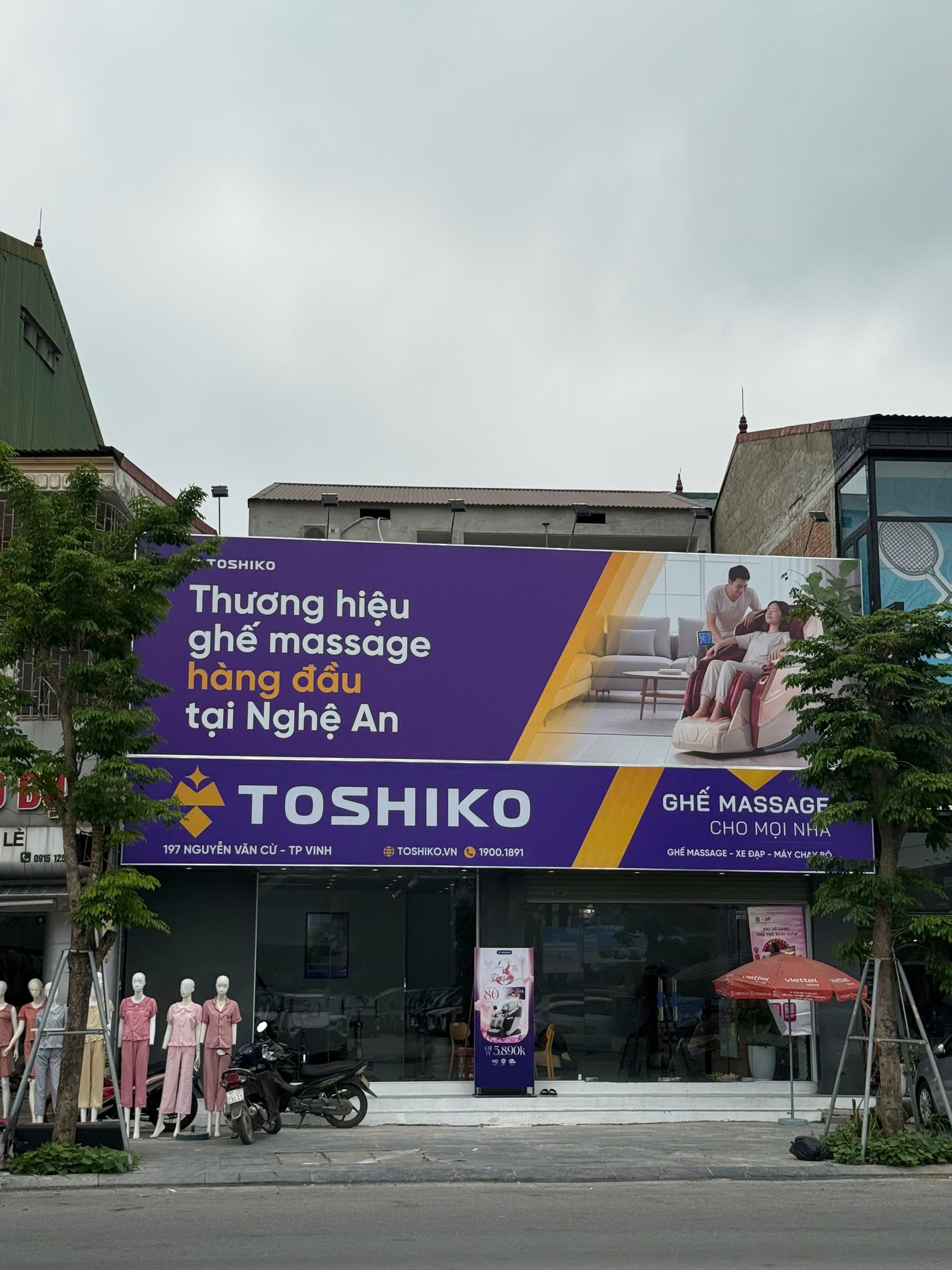 Mặt tiền Toshiko Vinh - Nghệ An