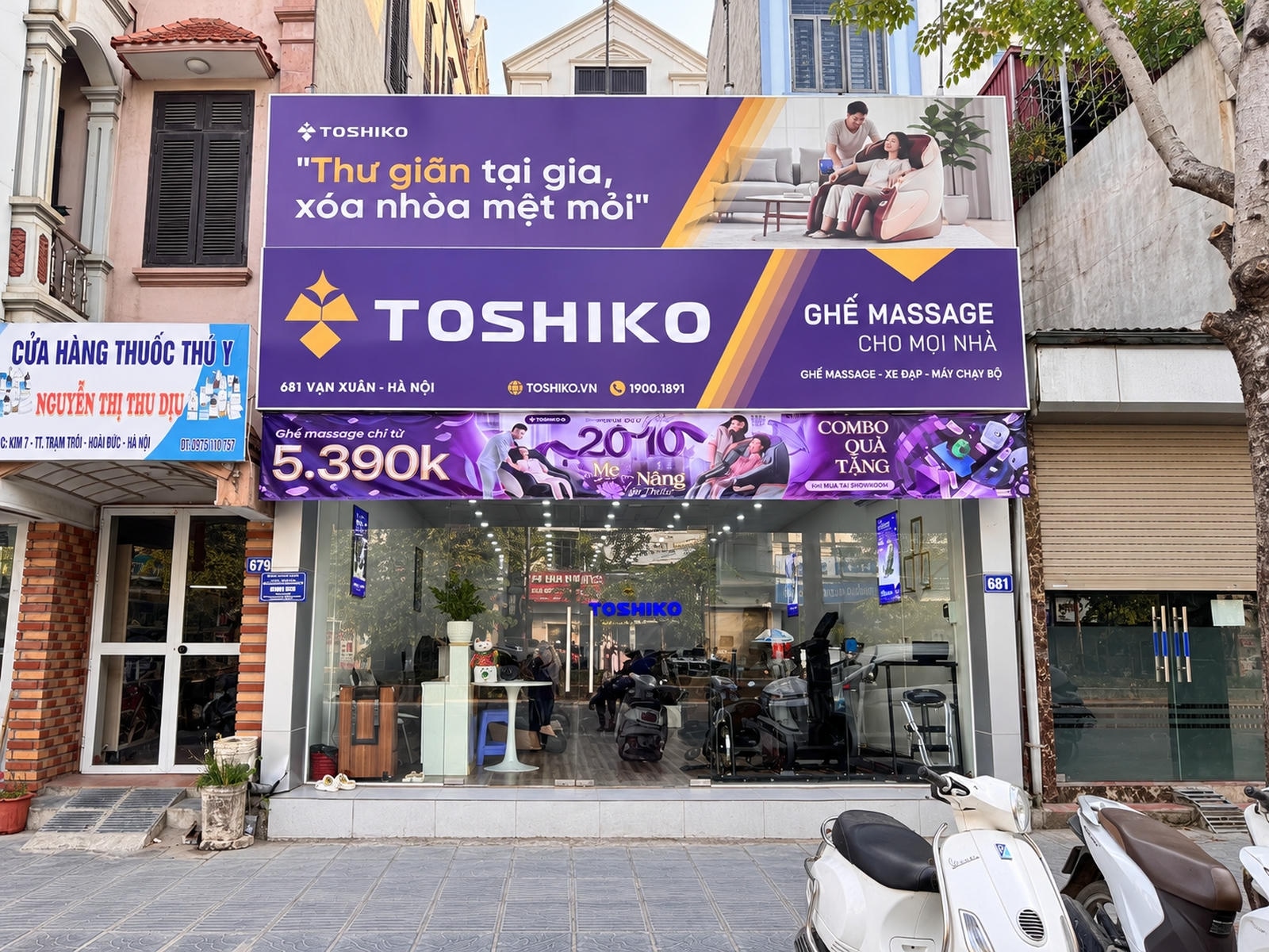 Mặt tiền Toshiko Hoài Đức - Hà Nội